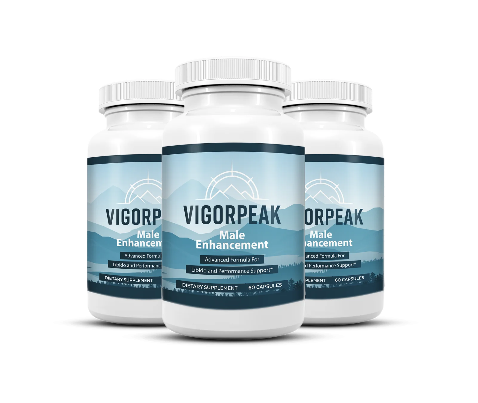 Vigor Peak 3 bottle pack — most popular 90 day daily vitality supply